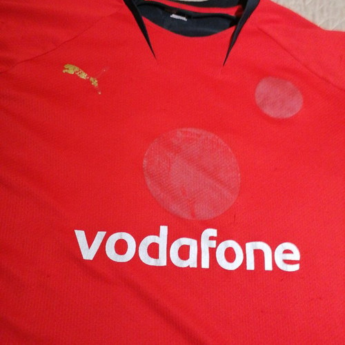 Olympiakos Puma long-sleeve training shirt used, size XXL