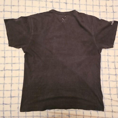 Men's short-sleeve T-shirt, black, size XL, cotton