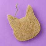 Loofah sponge in cat shape new