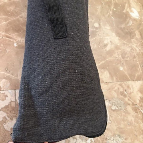 Single hammock with cotton-polyester fabric