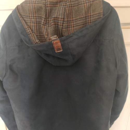 Suede jacket New Company used, black and blue, size M