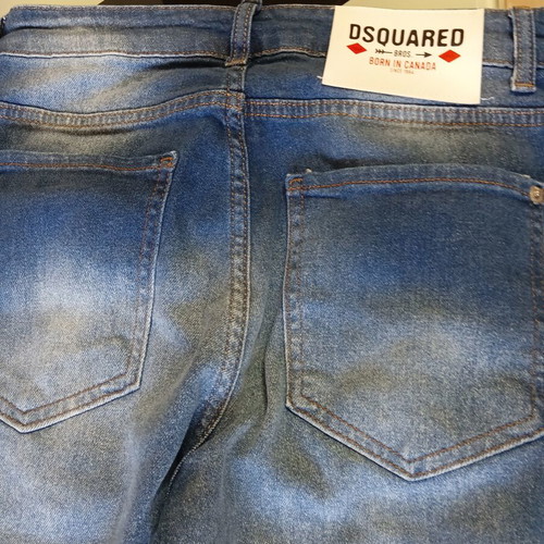 Dsquared2 Jeans size 50 XL like new, blue with rips