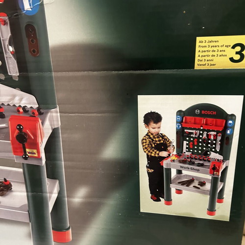 Bosch Klein children's workbench with accessories