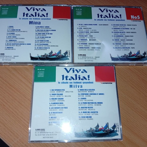 Viva Italia CD pack of 3 new