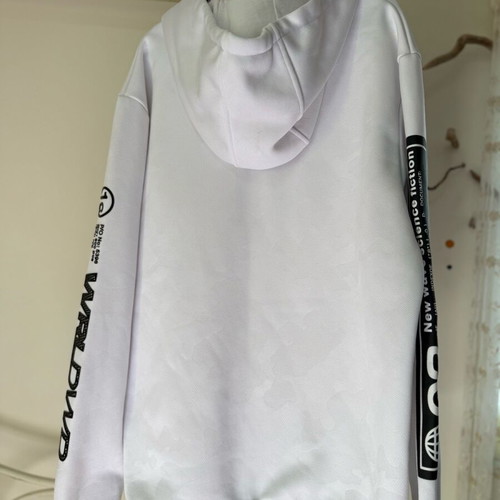 Inside unisex hoodie used, size XL, white and black