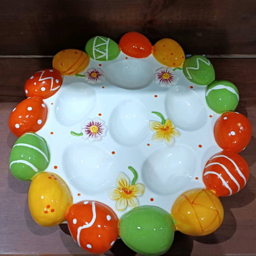 Vintage Easter egg platter new, late 90s