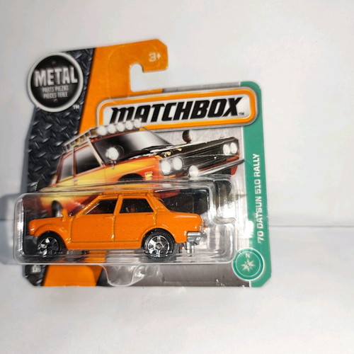 Matchbox Diecast 1970 Datsun 510 Rally brand new 1:64 scale