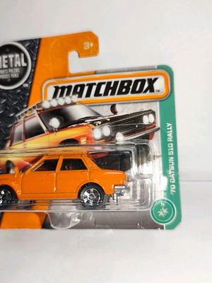 Matchbox Diecast 1970 Datsun 510 Rally brand new 1:64 scale