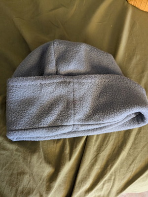 Gray knit cap used, size L