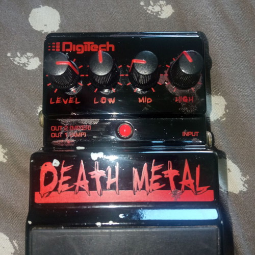 Digitech Death Metal pedal used