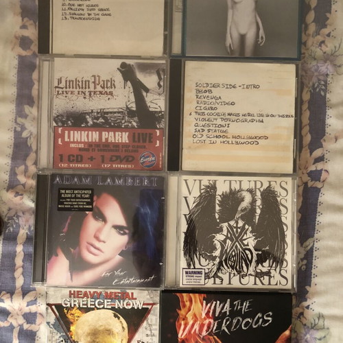 Music CD collection metal genre like new condition