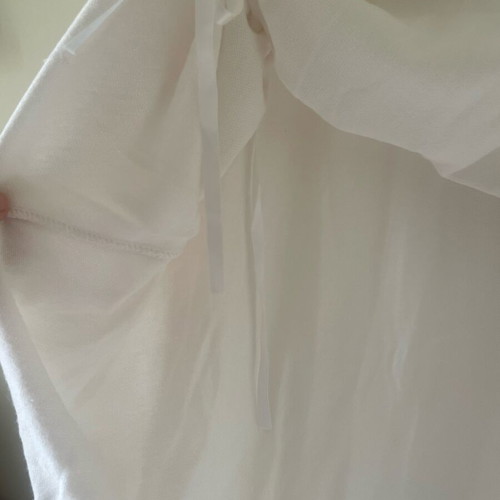 Ioanna Kourbela skirt white like new, rib fabric, size M