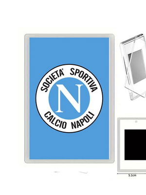 Napoli ποδοσφαιρικό μαγνητάκι ψυγείου με ακρυλική κορνίζα φωτογραφίας