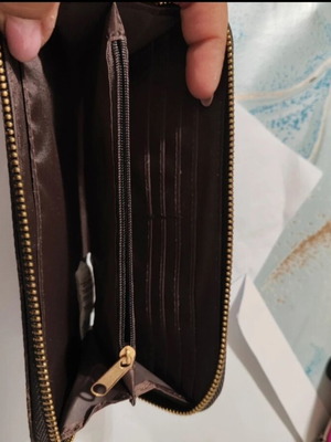 City Charm Avon Wallet new, brown and gold