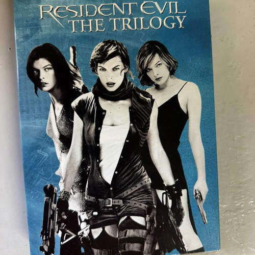 Resident Evil The Trilogy DVD boxset like new with Greek subtitles