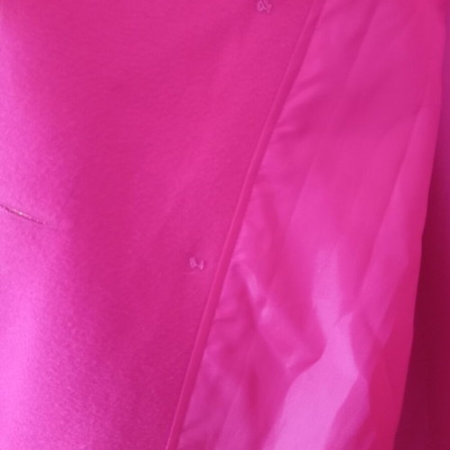 Women's fuchsia short coat Editions size 16 like new