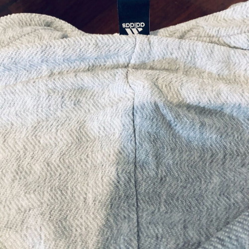 Adidas women's jacket used, white and gray, size S-M