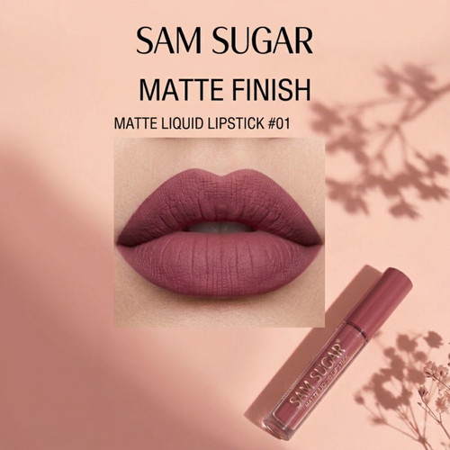 Sam Sugar Matte Liquid Lipstick #01