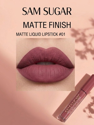 Sam Sugar Matte Liquid Lipstick #01