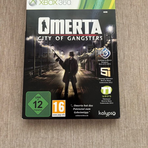 Omerta City of Gangsters Xbox 360 PAL new, complete sealed