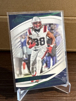 Rhamondre Stevenson 2025 Panini Absolute Green New England Patriots Card new