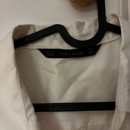 Zara shirt white size medium like new
