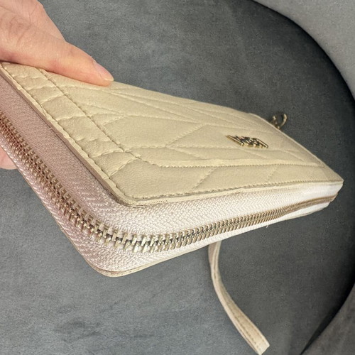 U.S. Polo Assn Cream Wallet like new