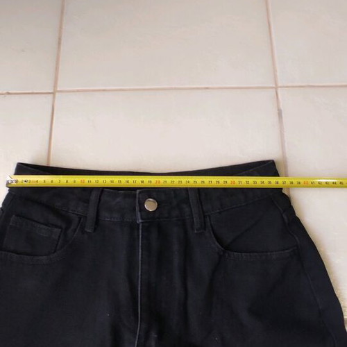 Shein black denim pants like new, size M / 38 / 10