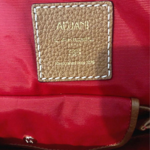 Lancel Adjani camel tote handbag like new
