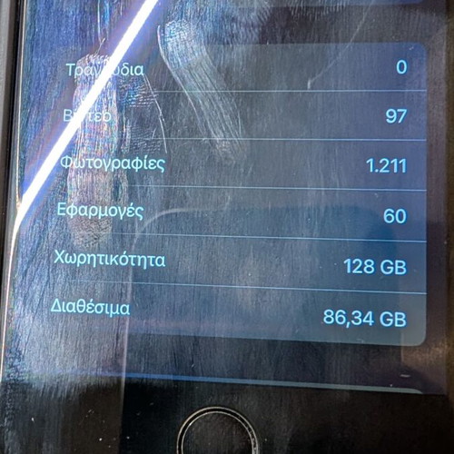 Iphone SE 2020 128GB used with battery health 100% and broken back