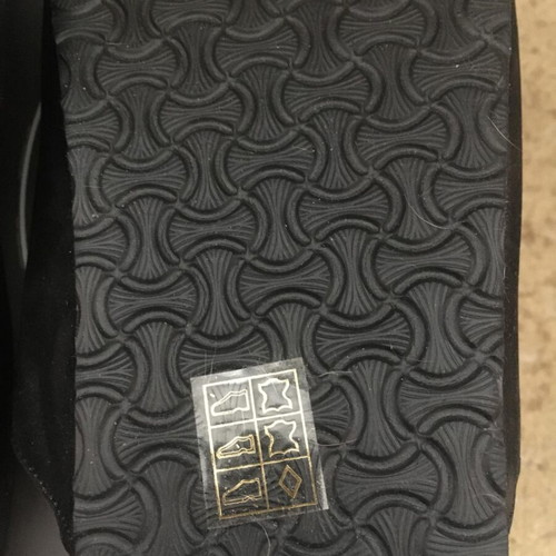 Moda In Pelle women's slippers size 39 new, black with pearl buckles