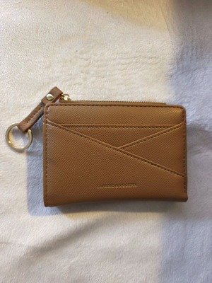 Wallet beige faux leather new