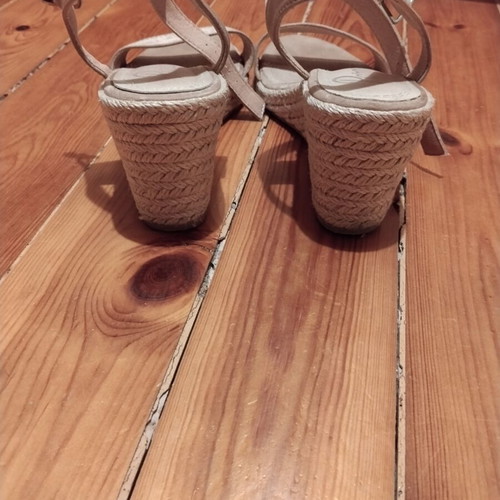 Parex beige platform espadrille sandals