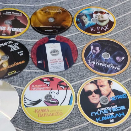 DVD movie collection used, 36 discs, various genres with subtitles
