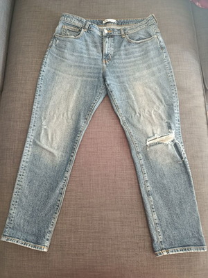 Zara classic fit jeans like new, blue, size XL