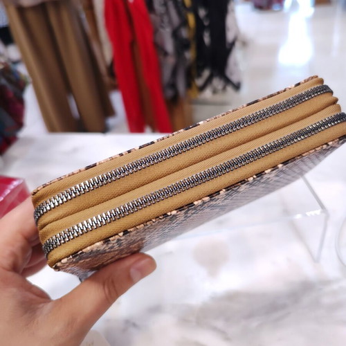 Python Earthy Luxe Touch women's wallet new, black and brown