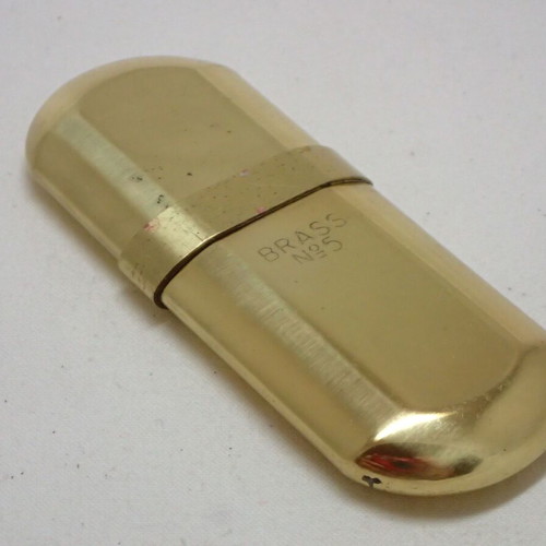 Vintage Brass No5 Oil Lighter from the 1980s, like new