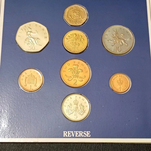 United Kingdom 1984 coin set uncirculated, new