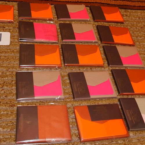 Designer mini cards new, set with envelopes Le Typographe