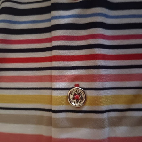 Tommy Hilfiger sleeveless blouse, multicolor, gold buttons