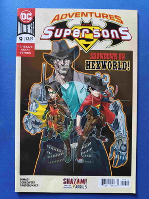 Adventures of the Super Sons 9 comic book used, English