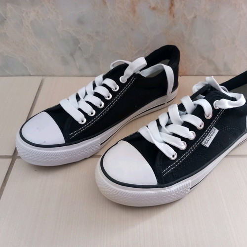 Bulldozer canvas shoes new, black, size 37