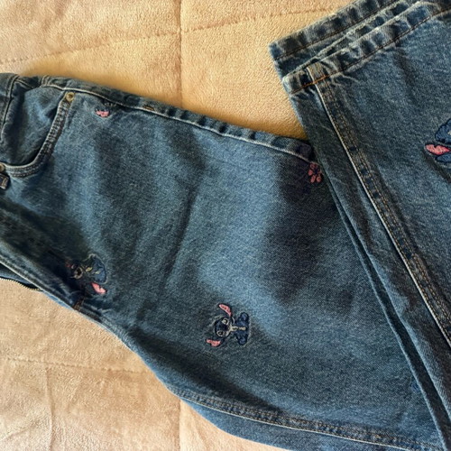 Zara kids' jeans with Stich used, size 11-12 years