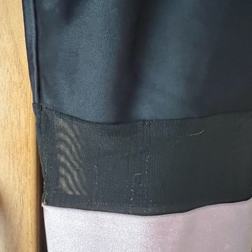 SunsetGo leggings used, black with pink and mesh, size S