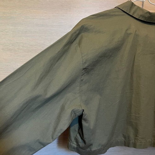 H&M short shirt like new, olive green, size S
