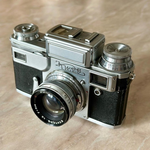 Kiev III with Arsenal Jupiter 8 lens used