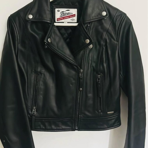 Leather jacket medium size A-Style new