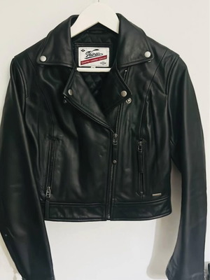 Leather jacket medium size A-Style new