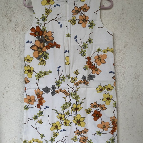 Zara dress like new, white with colorful floral print, size 164 cm