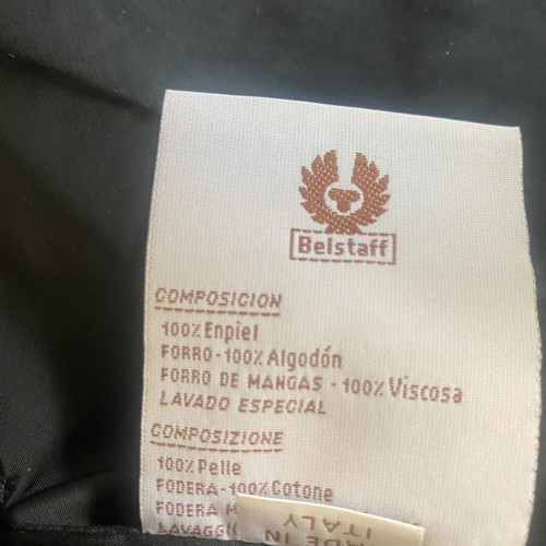 Belstaff Xelion leather motorcycle jacket metallic gray like new, size XXL